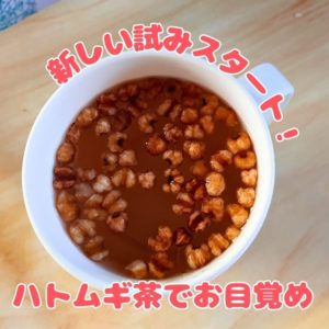 食べるハトムギ茶